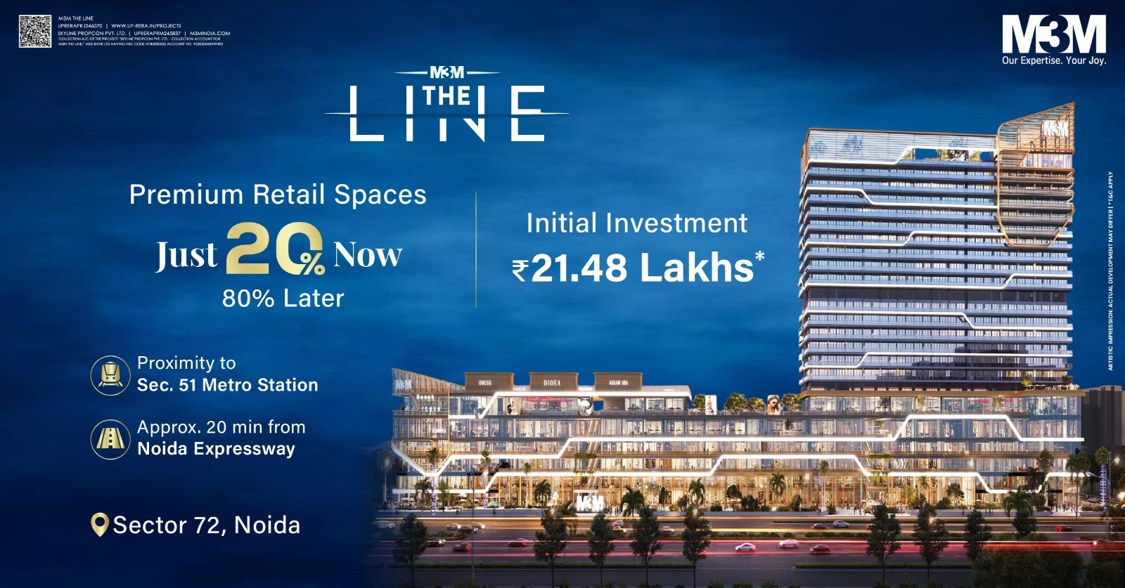 M3mThe line New Banner